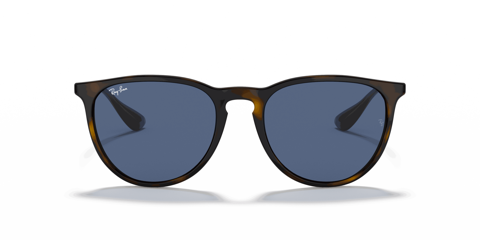 [Blue Lenses, Polished Havana Frame]