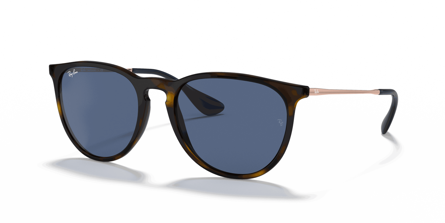 [Blue Lenses, Polished Havana Frame]