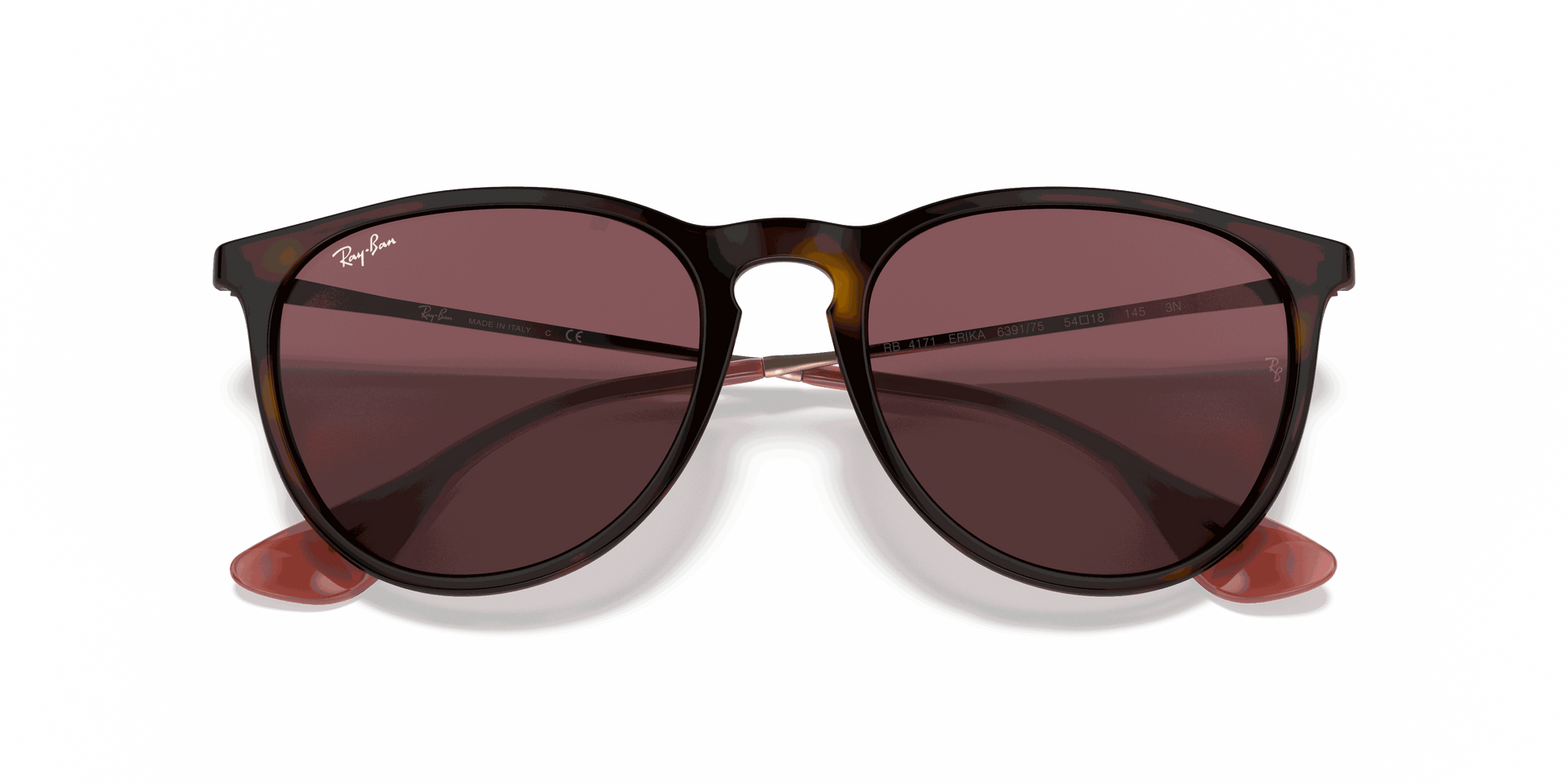 [Dark Violet Lenses, Polished Havana Frame]