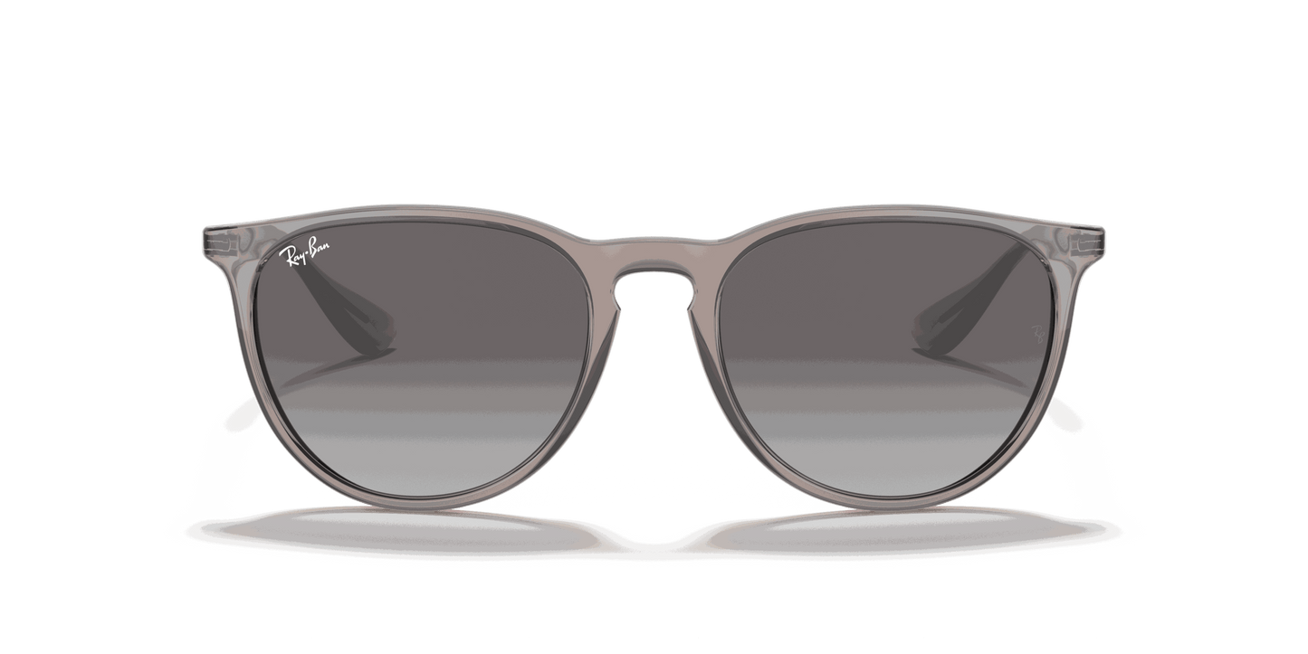 [Light Grey Gradient Dark Grey Lenses, Polished Transparent Grey Frame]