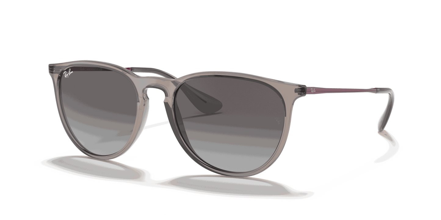 [Light Grey Gradient Dark Grey Lenses, Polished Transparent Grey Frame]