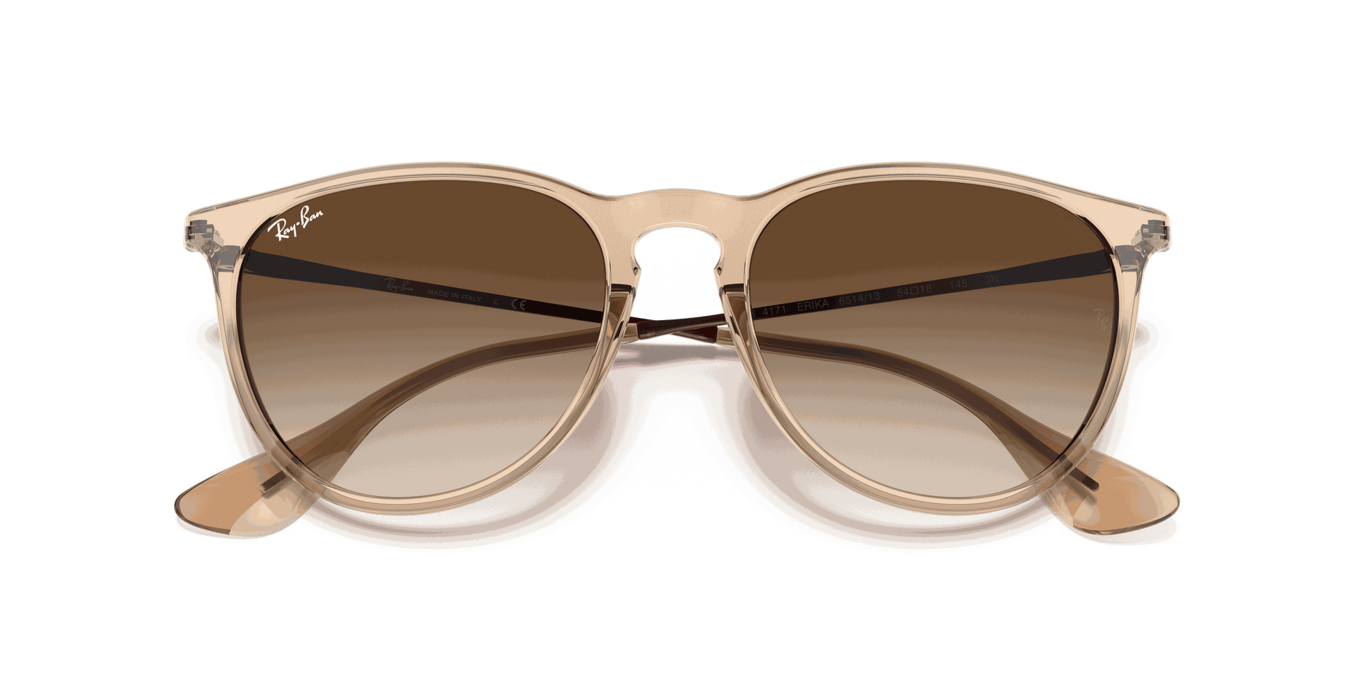 [Brown Gradient Lenses, Polished Transparent Brown Frame]