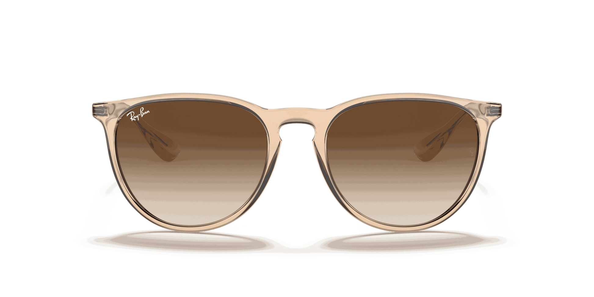 [Brown Gradient Lenses, Polished Transparent Brown Frame]