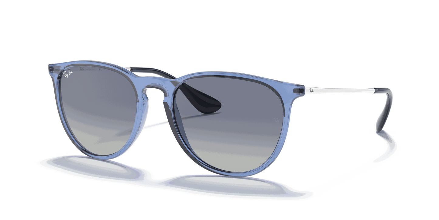 [Blue Gradient Lenses, Polished Transparent Blue Frame]