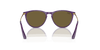 [Dark Brown Lenses, Polished Opal Violet Frame]