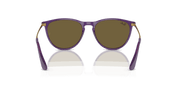 Dark Brown Lenses, Polished Opal Violet Frame