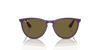 [Dark Brown Lenses, Polished Opal Violet Frame]