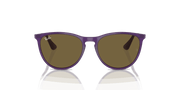 Dark Brown Lenses, Polished Opal Violet Frame