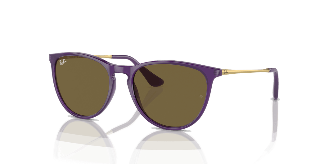 [Dark Brown Lenses, Polished Opal Violet Frame]