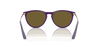 [Dark Brown Lenses, Polished Rubber Violet Frame]