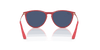 [Dark Green Lenses, Polished Rubber Fucsia Frame]