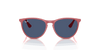 [Dark Green Lenses, Polished Rubber Fucsia Frame]