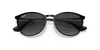 [Light Grey Gradient Dark Grey Lenses, Polished Black Frame]