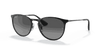 [Grey Lenses, Polished Black Frame]