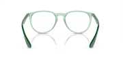 Demo Lens Lenses, Polished Transparent Green Frame