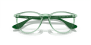 Demo Lens Lenses, Polished Transparent Green Frame