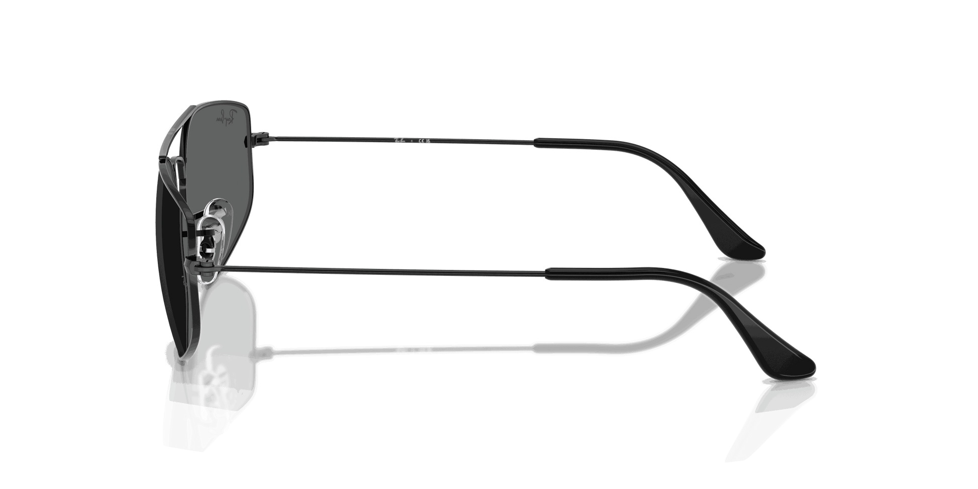 [Dark Grey Lenses, Polished Black Frame]