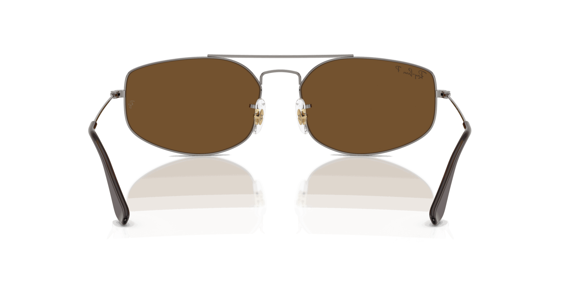 [B-15 Brown Lenses, Polished Gunmetal Frame]