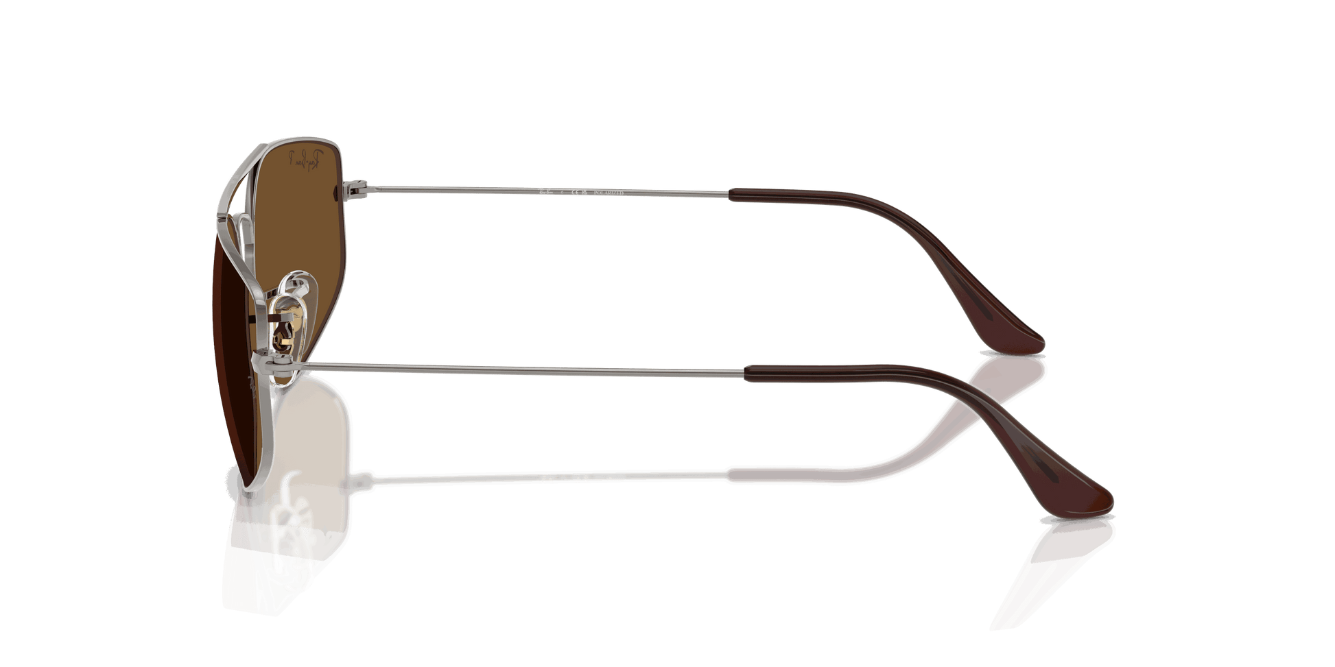 [B-15 Brown Lenses, Polished Gunmetal Frame]