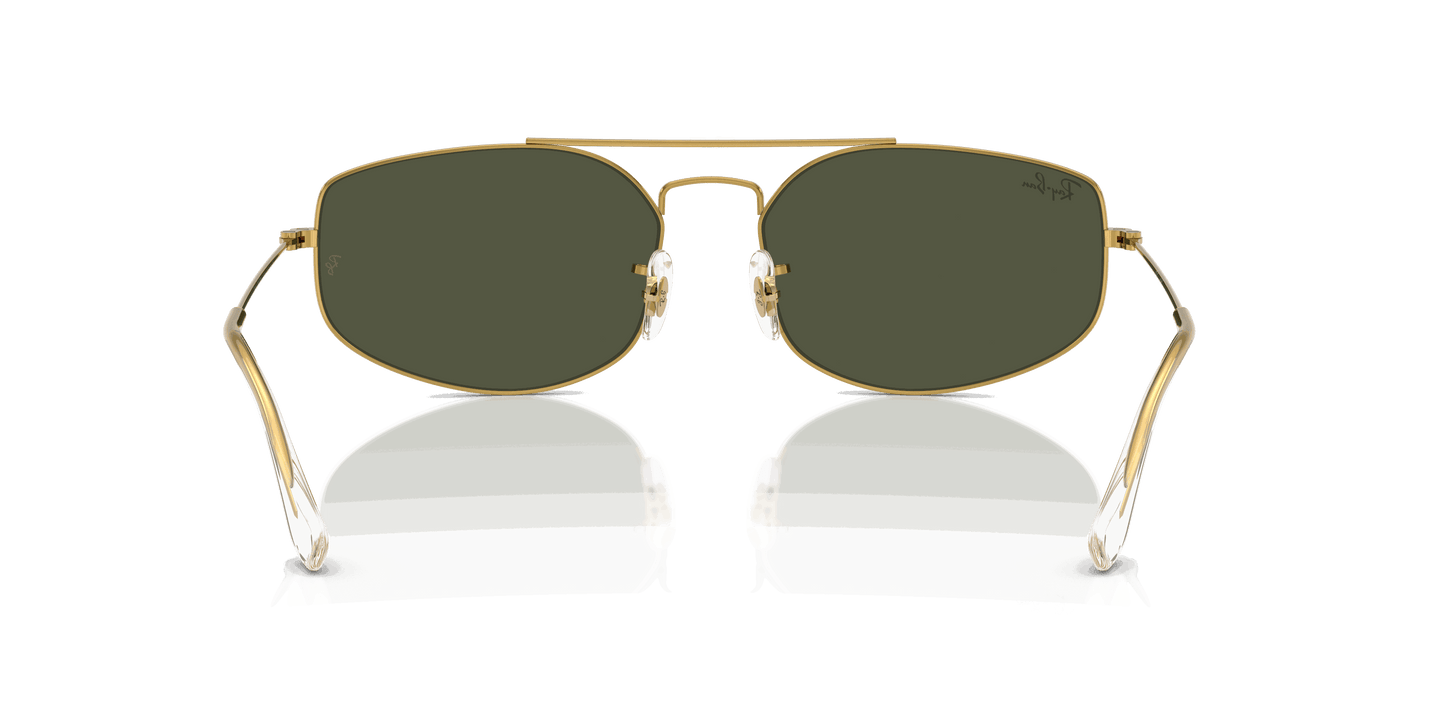 [G-15 Green Lenses, Polished Legend Gold Frame]