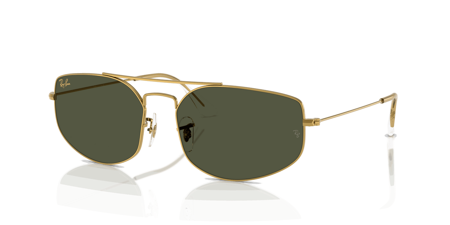 [G-15 Green Lenses, Polished Legend Gold Frame]