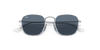 [Dark Blue Lenses, Polished Silver Frame]