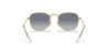 [Light Grey/Dark Blue Lenses, Polished Arista Gold Frame]