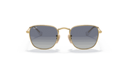 Light Grey/Dark Blue Lenses, Polished Arista Gold Frame