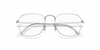 [Clear Lenses, Polished Silver Frame]