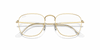 [Clear Lenses, Polished Gold Frame]