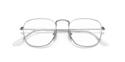 Clear Lenses, Polished Silver Frame