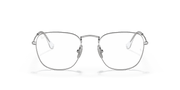 Clear Lenses, Polished Silver Frame