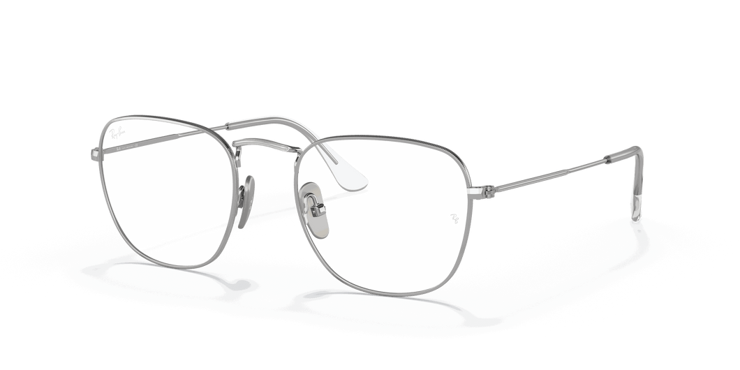 [Clear Lenses, Polished Silver Frame]