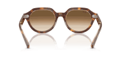 Clear Gradient Brown Lenses, Polished Light Havana On Multicolor Frame