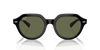 [Green Lenses, Polished Black Frame]