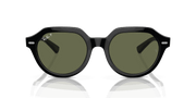 Green Lenses, Polished Black Frame