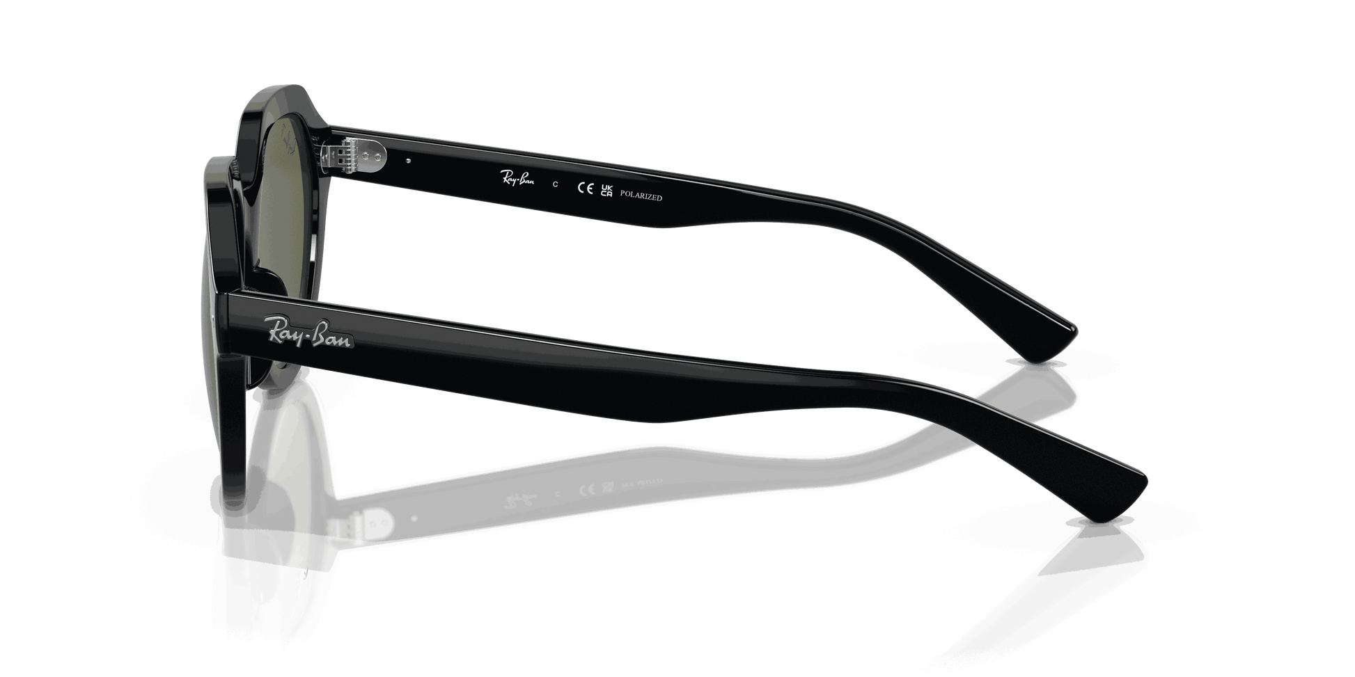 [Green Lenses, Polished Black Frame]