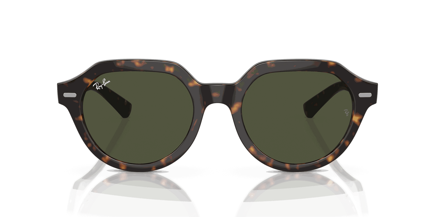 [Green Lenses, Polished Havana Frame]