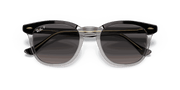 Grey Lenses, Polished Black On Transparent Frame