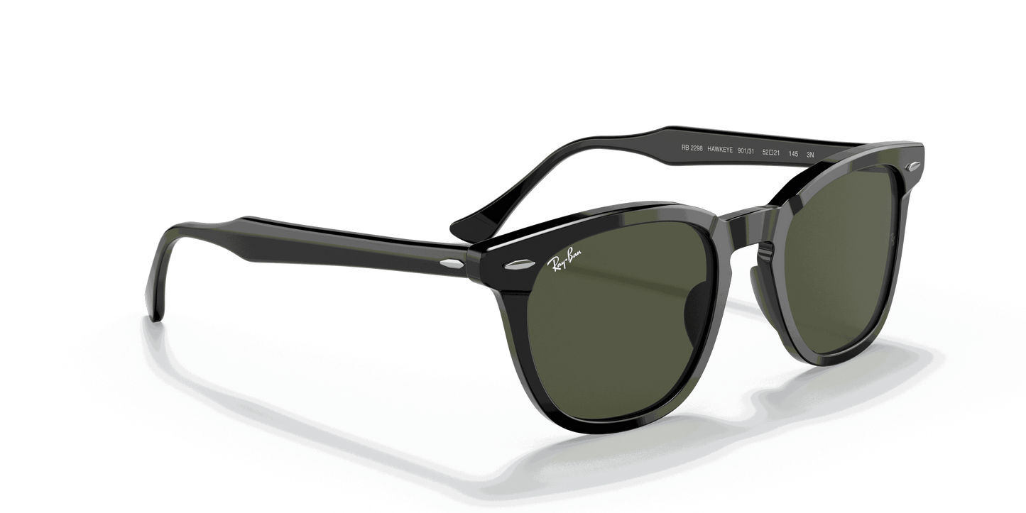 [Green Lenses, Polished Black Frame]