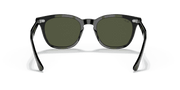 Green Lenses, Polished Black Frame