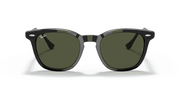 Green Lenses, Polished Black Frame