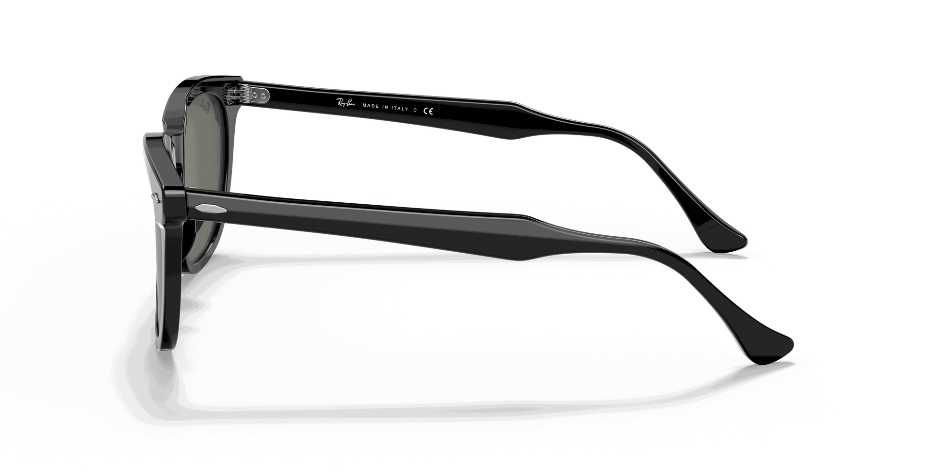 [Green Lenses, Polished Black Frame]