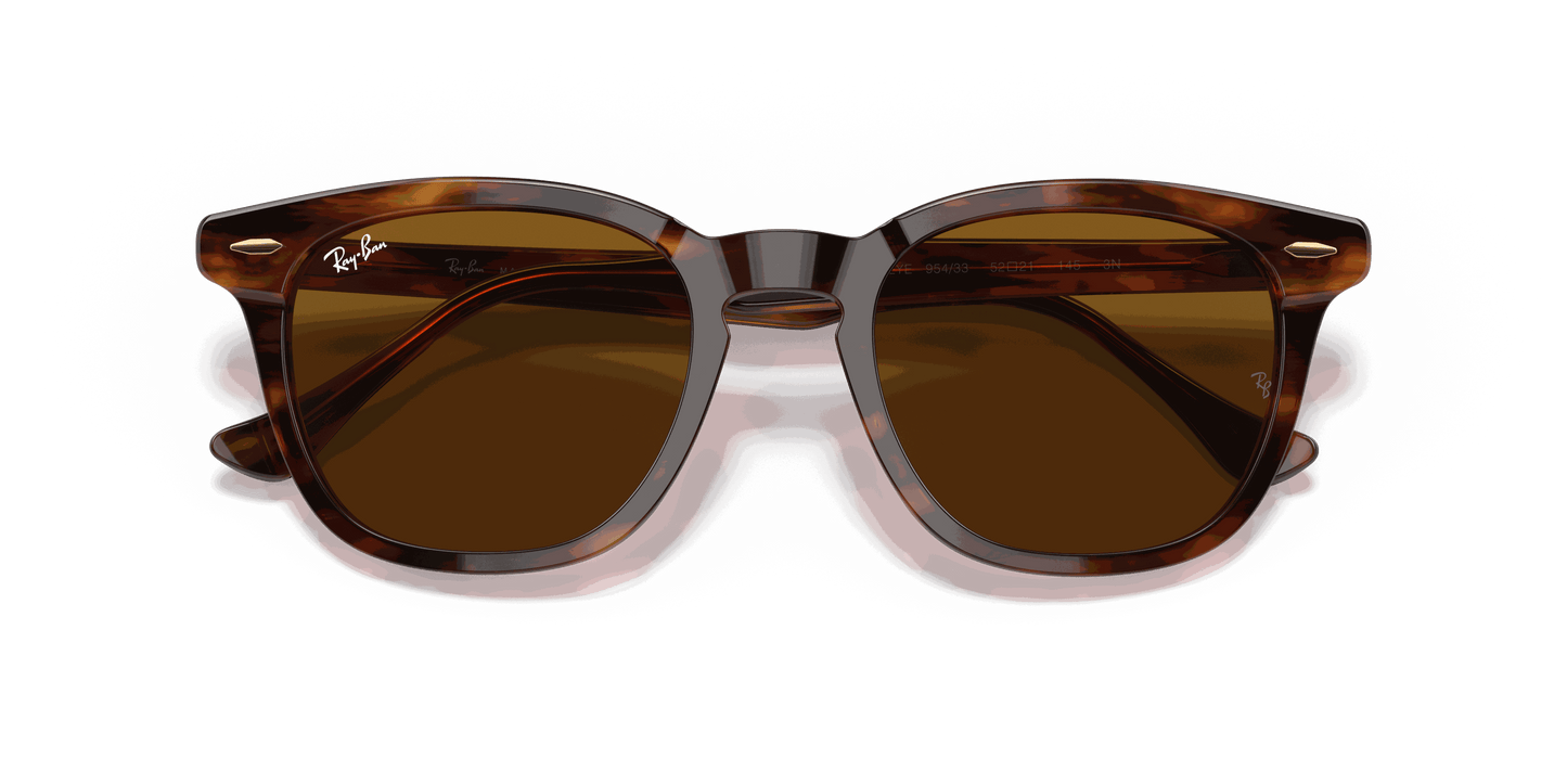 [Brown Lenses, Polished Striped Havana Frame]