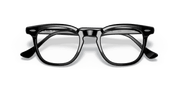 Clear Lenses, Polished Black Frame