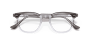 Clear Lenses, Polished Grey On Transparent Frame