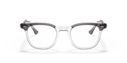 Clear Lenses, Polished Grey On Transparent Frame