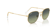 Green Vintage Lenses, Polished Arista Gold Frame