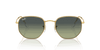 [Green Vintage Lenses, Polished Arista Gold Frame]