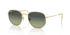 [Green Vintage Lenses, Polished Arista Gold Frame]